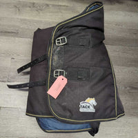 Hvy Winter Blanket, 2 legs *gc, mnr dirty, rubs, snags, slices, scratches, stains, hair & wpf, older
