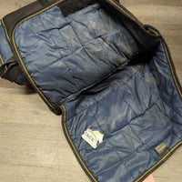 Hvy Winter Blanket, 2 legs *gc, mnr dirty, rubs, snags, slices, scratches, stains, hair & wpf, older
