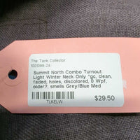Light Winter Neck Only *gc, clean, faded, holes, discolored, 0 Wpf, older?, smells
