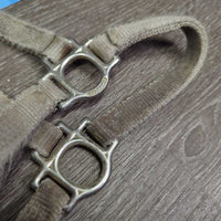 Thick Soft Nylon Halter, adj *gc, rubs, stains, frays, older, snags, v.faded
