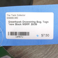 Drawstring Bag, Tags *new
