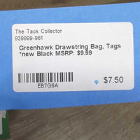 Drawstring Bag, Tags *new
