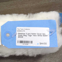 3 pcs Halter Cover Set, Wool, Bag, Tags *new
