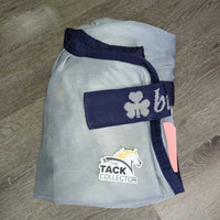 Soft Mesh Fly Sheet, detach neck & belly, tail, 2 legs *vgc, clean, repair, stains, mnr snags, hair, rubs, pills
