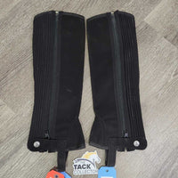 JUNIORS Synthetic Half Chaps "Polka Dots", bag *new
