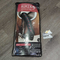 JUNIORS Synthetic Leather Half Chaps "Hearts", bag *new

