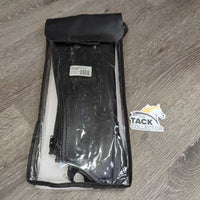 JUNIORS Synthetic Leather Half Chaps "Hearts", bag *new
