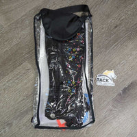 JUNIORS Synthetic Half Chaps "Stars", bag *new
