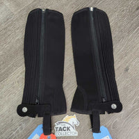 JUNIORS Synthetic Half Chaps "Polka Dots", bag *new
