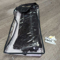 JUNIORS Synthetic Half Chaps "Polka Dots", bag *new
