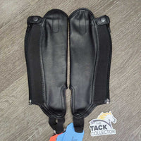 JUNIORS Synthetic Half Chaps "Polka Dots", bag *new
