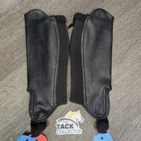 JUNIORS Synthetic Half Chaps "Polka Dots", bag *new
