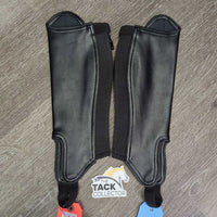 JUNIORS Synthetic Leaher Half Chaps, bag *new
