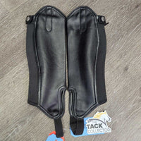 JUNIORS Synthetic Leaher Half Chaps, bag *new
