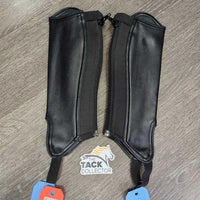 JUNIORS Synthetic Leaher Half Chaps, bag *new
