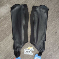 JUNIORS Synthetic Leaher Half Chaps, bag *new
