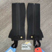 JUNIORS Neoprene Half Chaps, bag *new
