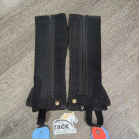 JUNIORS Neoprene Half Chaps, bag *new
