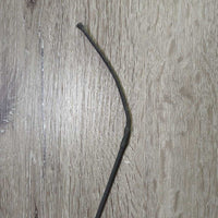Rubber Handle Dressage Whip, Cap *gc, peeling/breaking rubber, broken/frayed end, rubs, scratches
