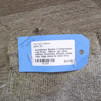 1 Compression Leg Wrap - Sleeve *gc, clean, stained, stretched, threads, snags, rubs, edge slices & holes
