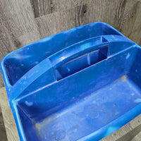 Plastic Grooming Tote - Caddy *gc/fair, dirty. faded, discolour, scratches, scuffs, residue
