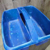 Plastic Grooming Tote - Caddy *gc/fair, dirty. faded, discolour, scratches, scuffs, residue
