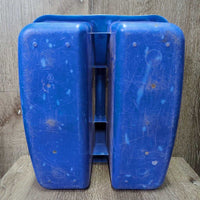 Plastic Grooming Tote - Caddy *gc/fair, dirty. faded, discolour, scratches, scuffs, residue
