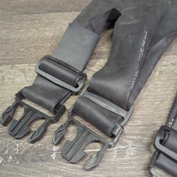 3 Elastic Core Strap Attachments ONLY *vgc, clean, rubbed/peeling text
