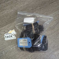3 Elastic Core Strap Attachments ONLY *vgc, clean, rubbed/peeling text
