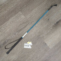 Riding Whip - Crop, handle *gc/fair, rubs, snags, frays, bent flapper
