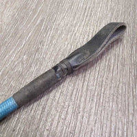 Riding Whip - Crop, handle *gc/fair, rubs, snags, frays, bent flapper
