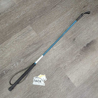 Riding Whip - Crop, handle *gc/fair, rubs, snags, frays, bent flapper
