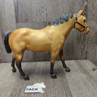 Vintage "Two Bits" Buckskin Quarter Horse Gelding #98 *gc, scratches, ear rubs, stains
