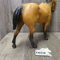 Vintage "Two Bits" Buckskin Quarter Horse Gelding #98 *gc, scratches, ear rubs, stains

