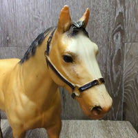 Vintage "Two Bits" Buckskin Quarter Horse Gelding #98 *gc, scratches, ear rubs, stains

