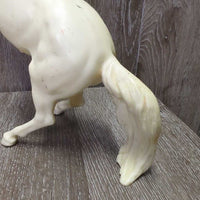 Vintage "Cloud" Rearing Cremello Stallion #1149 *gc, v.scuffed & stained, scratches, crayon?, broken ear
