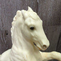 Vintage "Cloud" Rearing Cremello Stallion #1149 *gc, v.scuffed & stained, scratches, crayon?, broken ear
