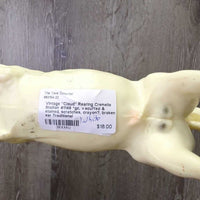 Vintage "Cloud" Rearing Cremello Stallion #1149 *gc, v.scuffed & stained, scratches, crayon?, broken ear
