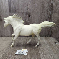 Vintage Running White Andalusian Stallion *gc, rubs, stains, scuffs, crayons?
