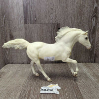 Vintage Running White Andalusian Stallion *gc, rubs, stains, scuffs, crayons?
