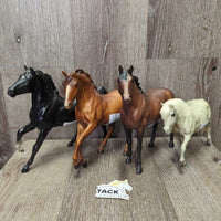 Set of 4: Black Beauty, Ginger, Duchess & Merry Legs *vgc, ear rubs, scuffs, (Merry cant stand)
