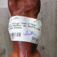 Vintage "Man O' War" Chestnut Stallion *gc, scuffs, rubs, scratches
