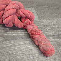 Cotton Lead Rope, bull snap *gc, clean, faded, residue, stains, mnr frays, rust
