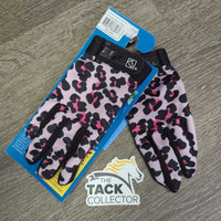 Style 8600, All Weather Riding Gloves, Leopard Print, Tags, *new
