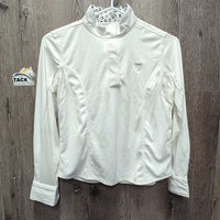 LS Show Shirt, 1/4 Button Up, Magnetic Collar, *xc/new?
