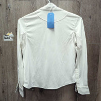 LS Show Shirt, 1/4 Button Up, Magnetic Collar, *xc/new?
