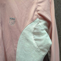 LS Sun Shirt, 1/4 Button Up, Snap Collar, *xc/new?
