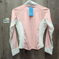 LS Sun Shirt, 1/4 Button Up, Snap Collar, *xc/new?
