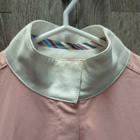 LS Sun Shirt, 1/4 Button Up, Snap Collar, *vgc, mnr stains

