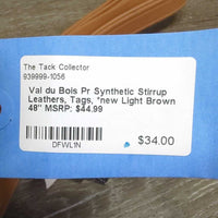 Pr Synthetic Stirrup Leathers, Tags, *new
